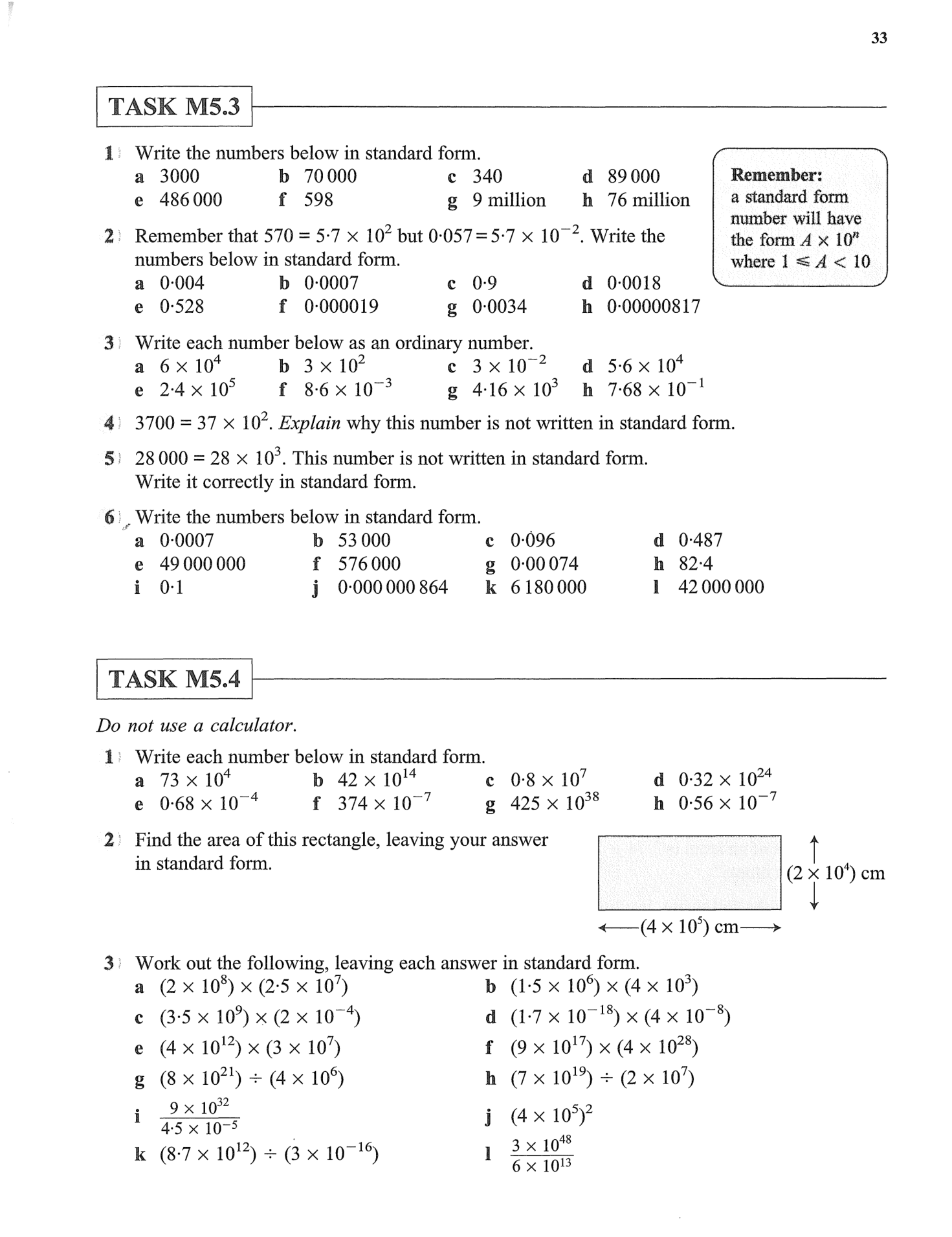 Essential Mathematics for GCSE - Higher - Homework Book